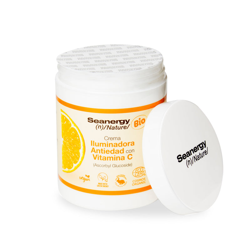 Crema iluminadora antiedad con Vitamina C
